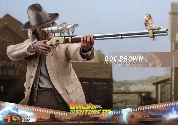 Zurück in die Zukunft III Movie Masterpiece Actionfigur 1/6 Doc Brown 32 cm