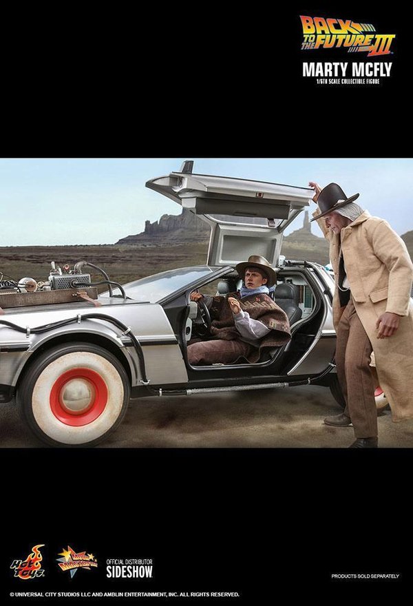 Zurück in die Zukunft III Movie Masterpiece Actionfigur 1/6 Marty McFly 28 cm