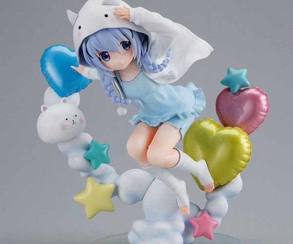 Is the Order a Rabbit BLOOM PVC Statue 1/6 Chino Tippy Hoodie Ver. 21 cm