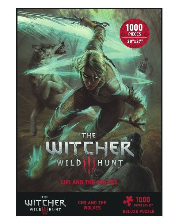 Witcher 3 Wild Hunt Puzzle Ciri und die Wölfe