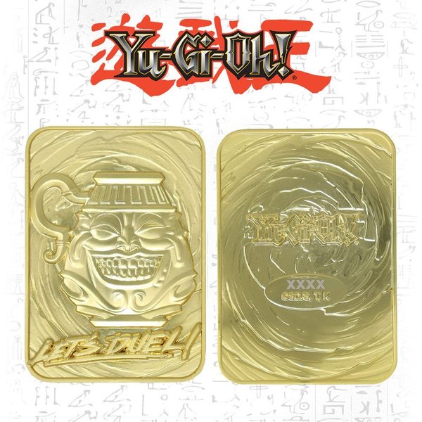 Yu-Gi-Oh! Replik Karte Pot of Greed (vergoldet)