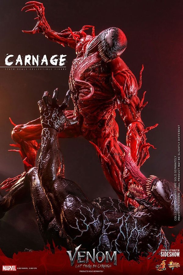 Venom: Let There Be Carnage Movie Masterpiece Series PVC Actionfigur 1/6 Carnage 43 cm