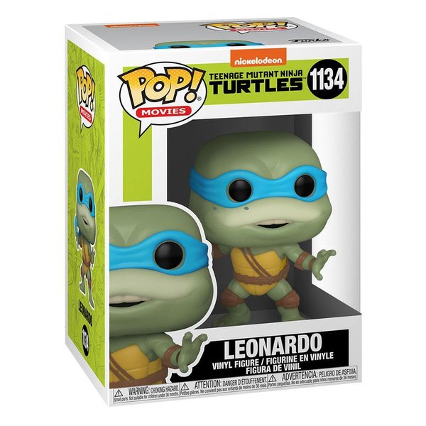 Teenage Mutant Ninja Turtles POP! Movies Vinyl Figur Leonardo 9 cm
