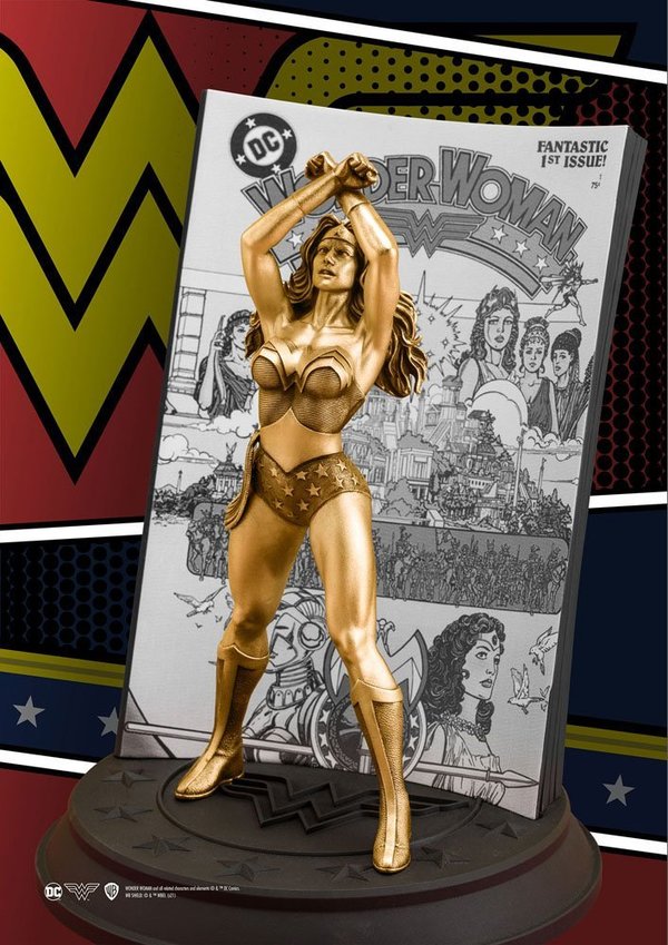 DC Comics Pewter Collectible Statue Wonder Woman Volume 2 #1 (Gilt) Limited Edition 22 cm