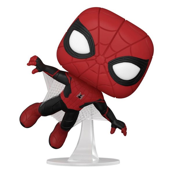 Spider-Man: No Way Home POP! Movies Vinyl Figur Spider-Man (Upgraded Suit) 9 cm