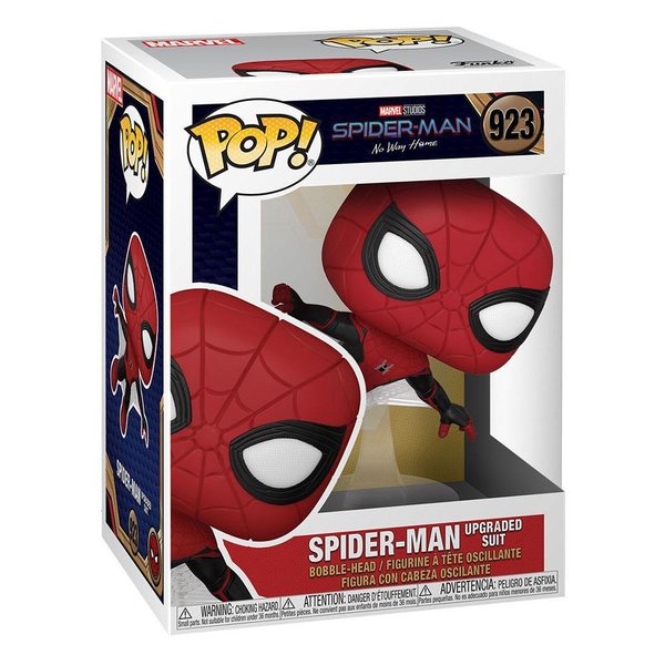 Spider-Man: No Way Home POP! Movies Vinyl Figur Spider-Man (Upgraded Suit) 9 cm