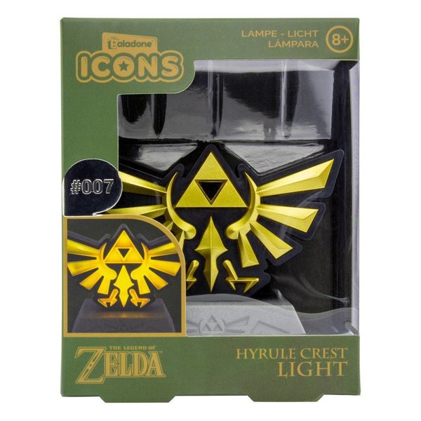 The Legend of Zelda Icon Lampe Hyrule Crest