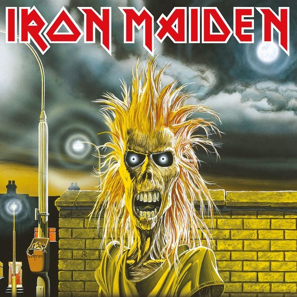 Iron Maiden Leinwandbild im Holzrahmen First Album 40 x 40 cm