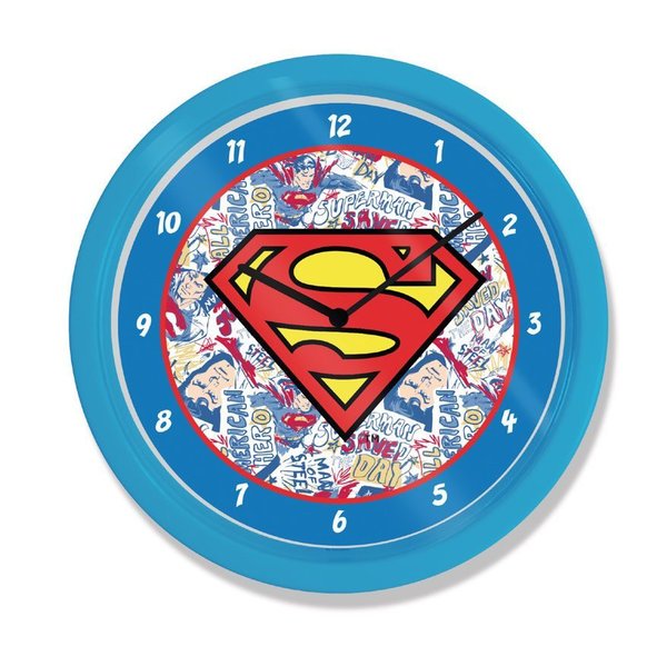 Superman Wanduhr Logo