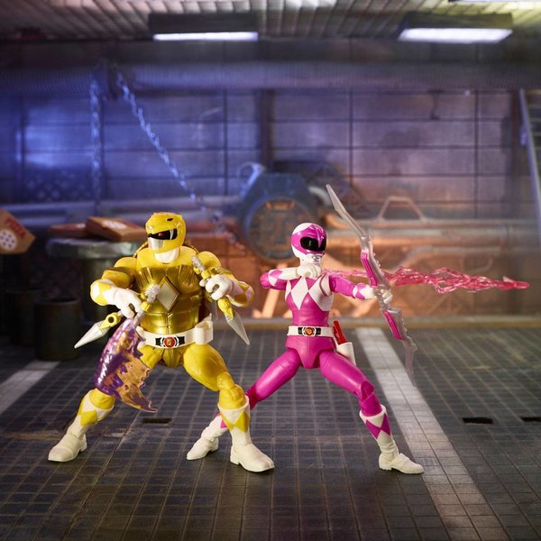 Power Rangers x TMNT Lightning Collection Actionfiguren 2022 Morphed April O´Neil & Michelangelo
