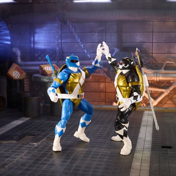 Power Rangers x TMNT Lightning Collection Actionfiguren 2022 Morphed Donatello & Morphed Leonardo