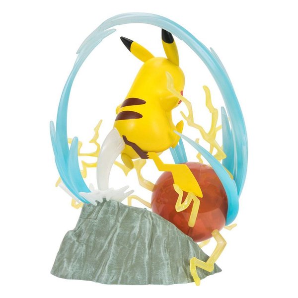 Pokémon 25. Jubiläum Deluxe Statue mit Leuchtfunktion Pikachu 33 cm
