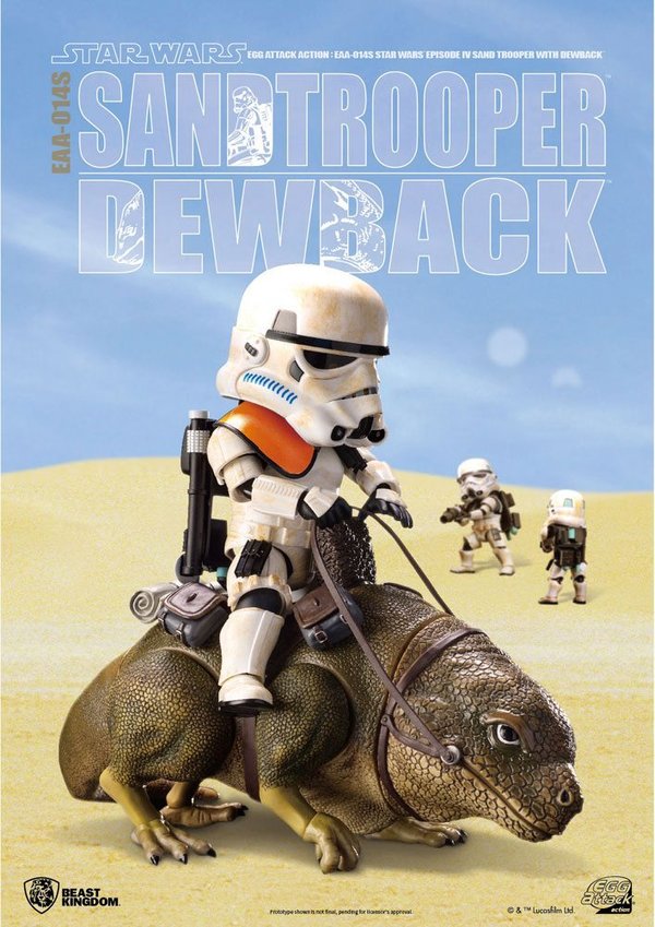 Star Wars Episode IV Egg Attack Actionfiguren Doppelpack Taurücken & Sandtrooper 915 cm