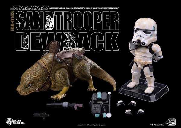 Star Wars Episode IV Egg Attack Actionfiguren Doppelpack Taurücken & Sandtrooper