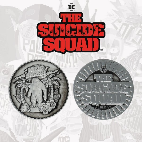 Suicide Squad Sammelmünze Kind Shark Limited Edition