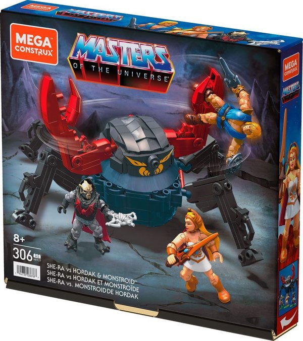 Masters of the Universe Origins Mega Construx Bauset She-Ra vs Hordak & Monstroid 12 cm