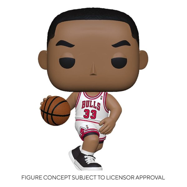 NBA Legends POP! Sports Vinyl Figur Scottie Pippen (Bulls Home) 9 cm