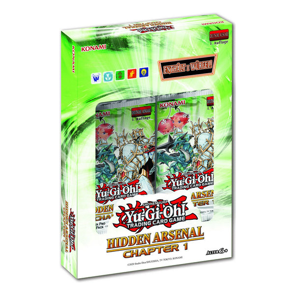 Yu-Gi-Oh! Hidden Arsenal Chapter 1 Box Display (8) Deutsche Version
