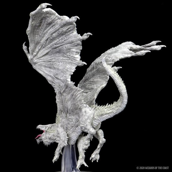 D&D Icons of the Realms Premium Miniatur vorbemalt Adult White Dragon