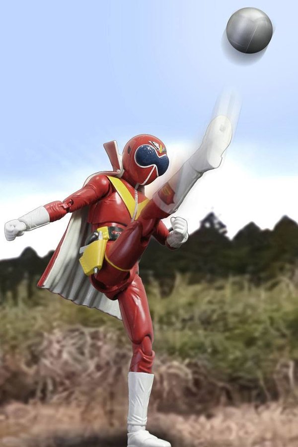 Himitsu Sentai Gorenger Hero Action Figure Actionfigur Akaranger 17 cm