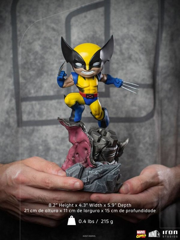 Marvel Comics Mini Co. Deluxe PVC Figur Wolverine (X-Men) 21 cm