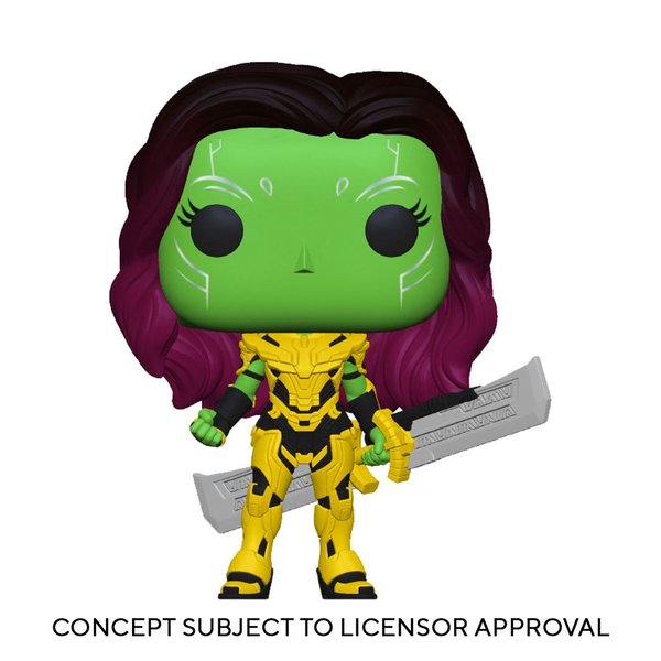What If...? POP! Animation Vinyl Figur Gamora with Blade of Thanos 9 cm