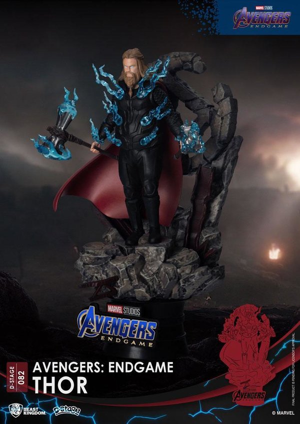 Avengers Endgame D-Stage PVC Diorama Thor Closed Box Version 16 cm