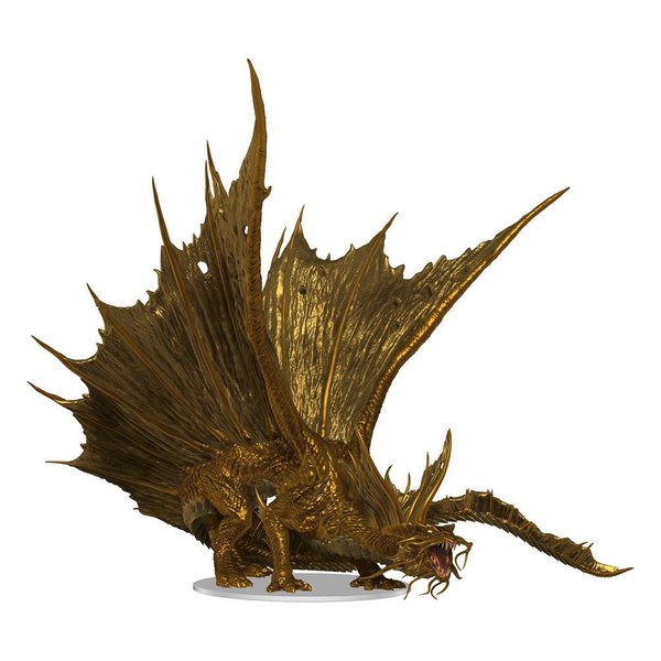 D&D Icons of the Realms Premium Miniatur vorbemalt Adult Gold Dragon 25 cm