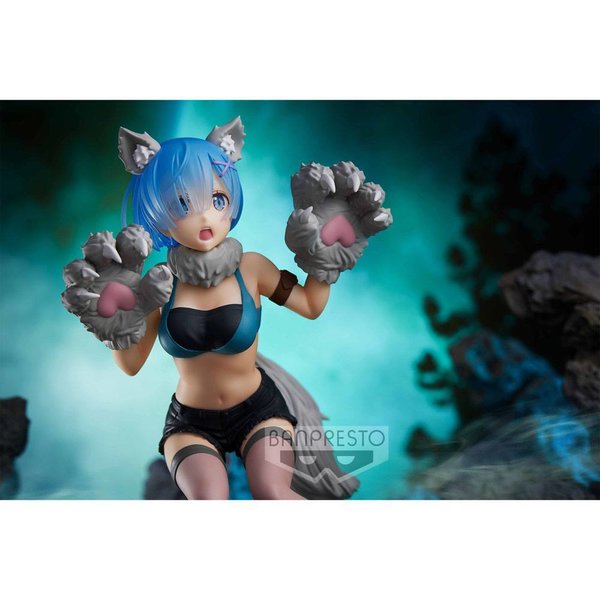 Re Zero Starting Life in Another World Espresto est-Monster Motions PVC Statue Rem 18 cm