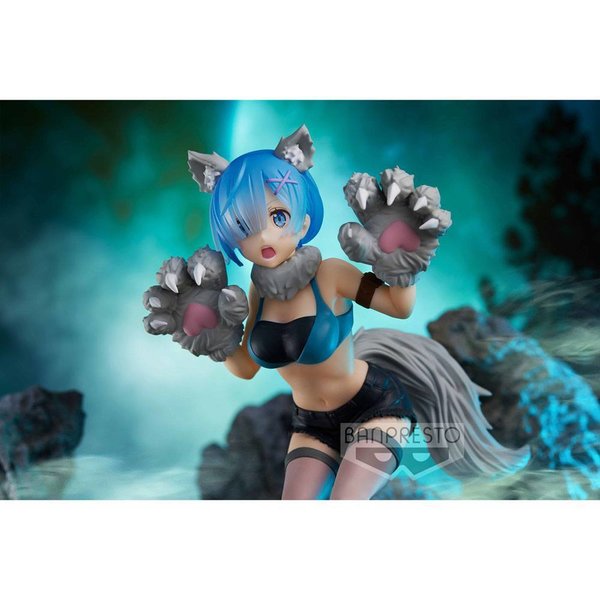 Re Zero Starting Life in Another World Espresto est-Monster Motions PVC Statue Rem 18 cm
