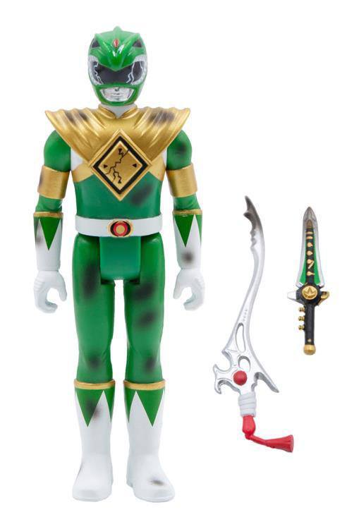 Mighty Morphin Power Rangers ReAction Actionfigur Green Ranger (Battle Damaged) 10 cm