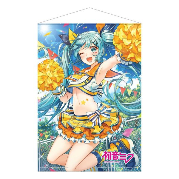 Hatsune Miku Wandrolle Cheerleader (Summer) 50 x 70 cm