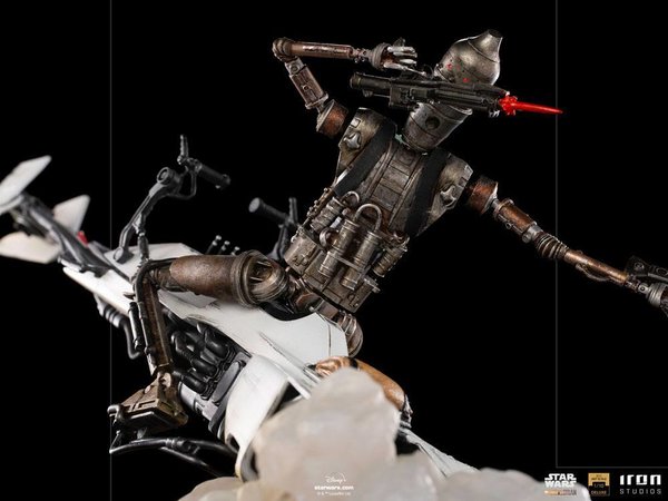 Star Wars The Mandalorian Deluxe Art Scale Statue 1/10 IG-11 & The Child 20 cm