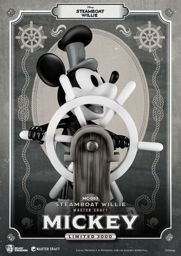 Steamboat Willie Master Craft Statue Mickey 46 cm