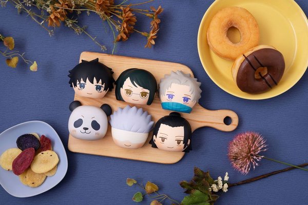 Jujutsu Kaisen Fluffy Squeeze Bread Anti-Stress-Figuren 8 cm Sortiment Movie Version (6)