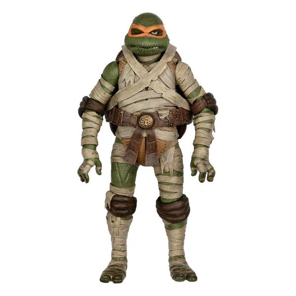 Universal Monsters x Teenage Mutant Ninja Turtles Actionfigur Ultimate Michelangelo as The Mummy 18