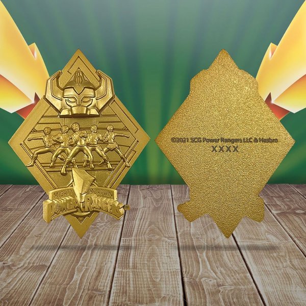 Power Rangers Medaille Limited Edition (vergoldet)