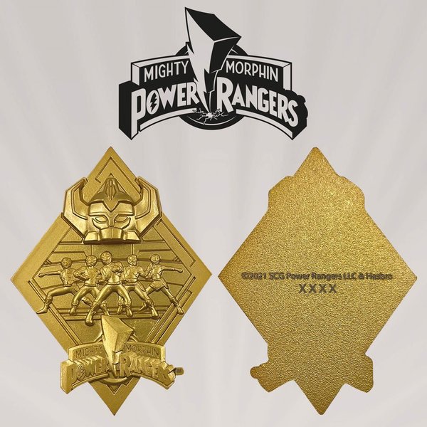 Power Rangers Medaille Limited Edition (vergoldet)