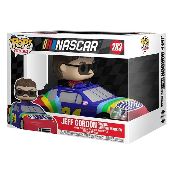 NASCAR POP! Rides Super Deluxe Vinyl Figur Jeff Gordon (Rainbow Warrior) 15 cm