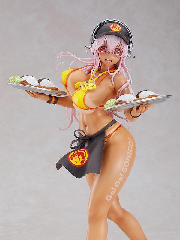 Super Sonico PVC Statue 1/6 Super Sonico Bikini Waitress Ver. 28 cm