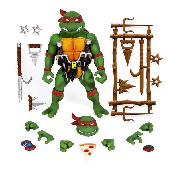 Teenage Mutant Ninja Turtles Ultimates Actionfigur Raphael Version 2 18 cm