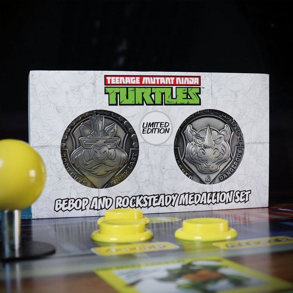Teenage Mutant Ninja Turtles Medaillen-Set Bad Guys Limited Edition
