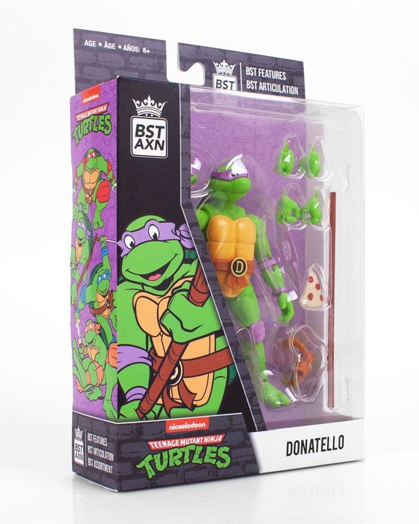 Teenage Mutant Ninja Turtles BST AXN Actionfigur Donatello 13 cm