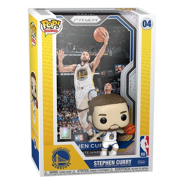 NBA Trading Card POP! Basketball Vinyl Figur Stephen Curry 9 cm