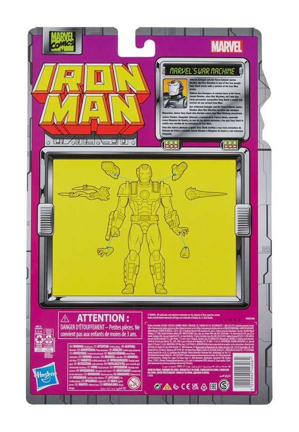 Iron Man Marvel Legends Series Actionfigur 2022 Marvel's War Machine 15 cm