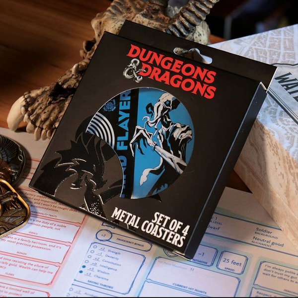 Dungeons & Dragons Untersetzer 4er-Pack