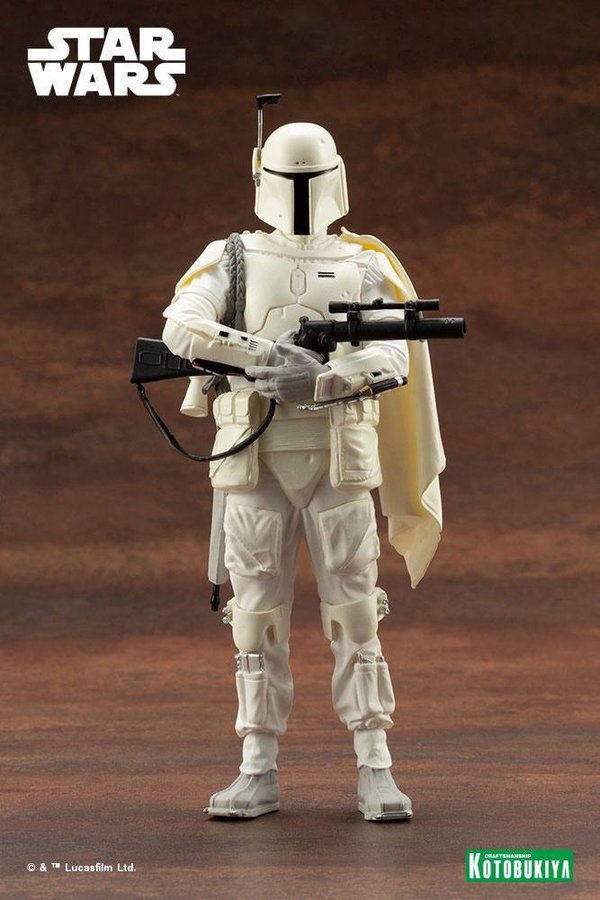 Star Wars ARTFX+ Statue 1/10 Boba Fett White Armor Ver. 18 cm