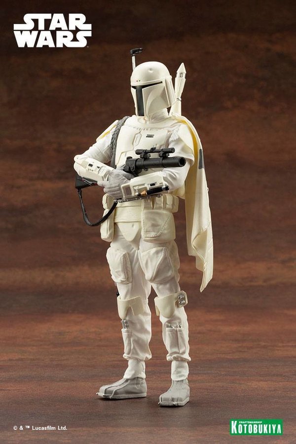 Star Wars ARTFX+ Statue 1/10 Boba Fett White Armor Ver. 18 cm