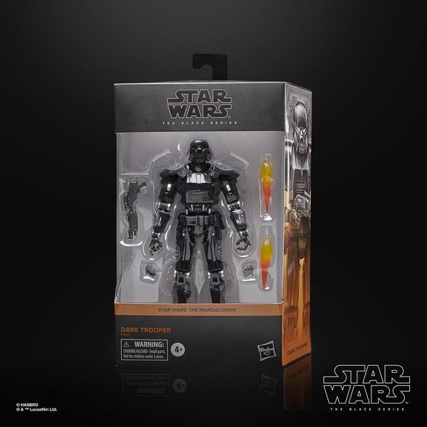 Star Wars The Mandalorian Black Series Deluxe Actionfigur 2022 Dark Trooper 15 cm
