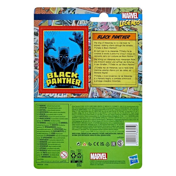 Marvel Legends Retro Collection Actionfigur 2022 Black Panther 10 cm